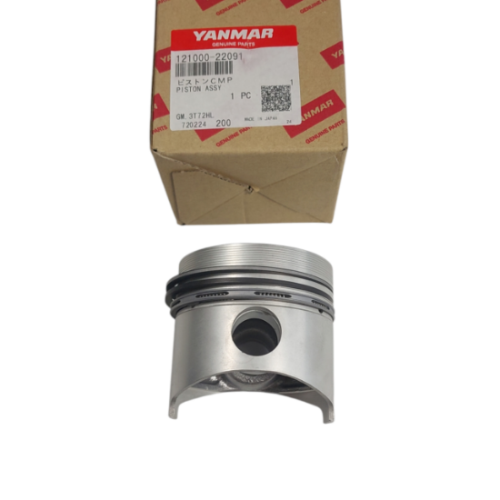 Piston assy STD - Yanmar 1GM, 2GM, 3GM - 121000-22091