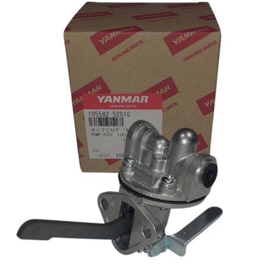 Fuel feed pump assembly - Yanmar SB8, SB12, 1GM, 1GM10, 2QM, 2QM20, 3QM, 3QM30 - 105582-52010